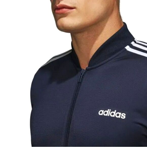 Adidas Back To Basics Three Stripes Track Jacket Sz Sm - Picture 3 of 13